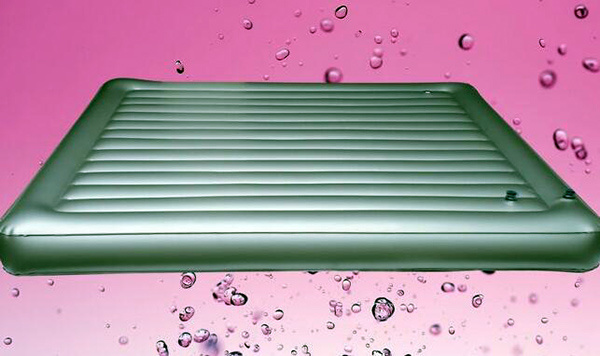 What are the hazards of water mattresses to the body